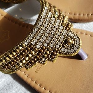Beaded Indian sandals